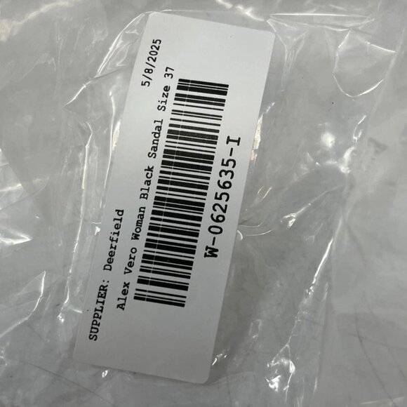 Axel Womens Black Open Toe Block Heel Back Zip Ankle Strap Sandals Size EU 37 - Picture 4 of 4